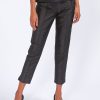 Womenswear Favourbrook Trousers & Jumpsuits | Cigarette Trousers Black Silk Douppion