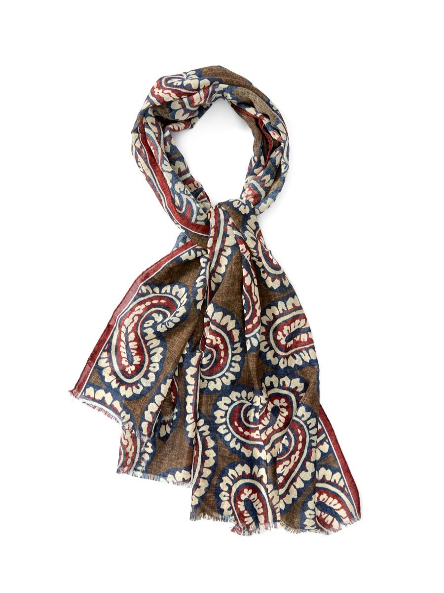 Menswear Favourbrook Scarves & Cravats | Sepia Millbrook Wool Scarf