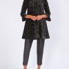 Womenswear Favourbrook Jackets & Coats | Virginia Jacket Black Gold Brynn Silk Velvet