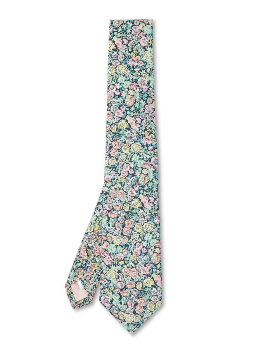 Menswear Favourbrook Ties | Blush Secret Garden Cotton Tie