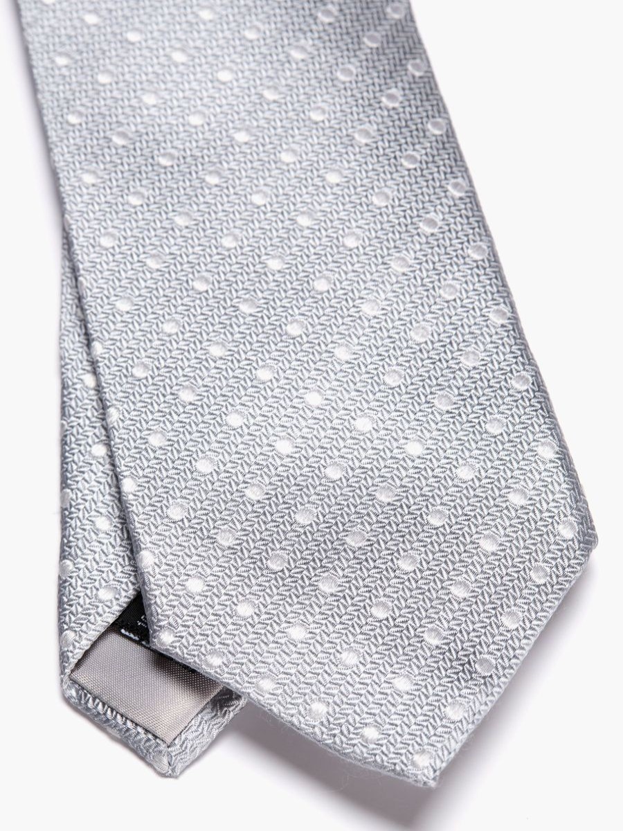 Menswear Favourbrook Ties | Silver Pickwick Silk Tie