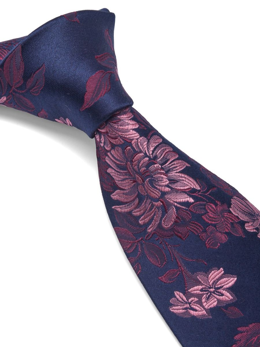 Menswear Favourbrook Ties | Pink Bourgainville Silk Tie