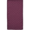 Menswear Favourbrook Scarves & Cravats | Burgundy Spot Silk Scarf