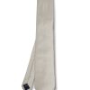 Menswear Favourbrook Ties | Silver Grey Duchesse Satin Silk Tie