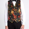 Menswear Favourbrook Waistcoats | Film Noir Lady Kristina Cotton Single Breasted 6 Button Waistcoat