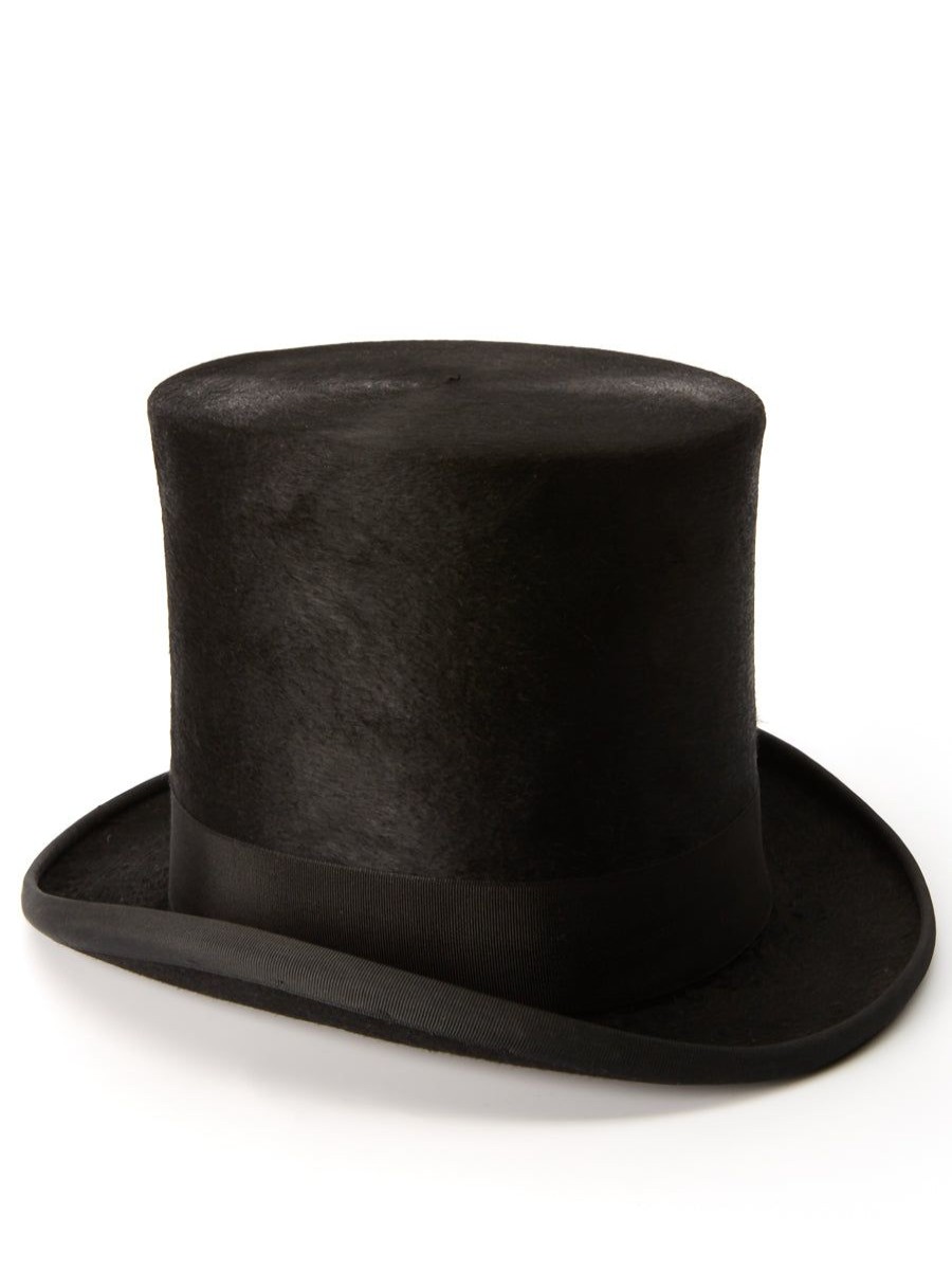 Menswear Favourbrook Top Hats | Favourbrook Black Felt Fur Top Hat