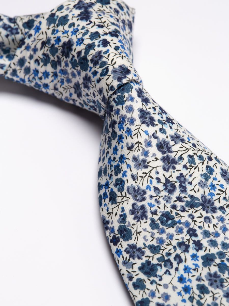 Menswear Favourbrook Ties | Blue Phoebe Cotton Tie