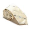 Menswear Favourbrook Ties | Cream Butterfly Silk Tie