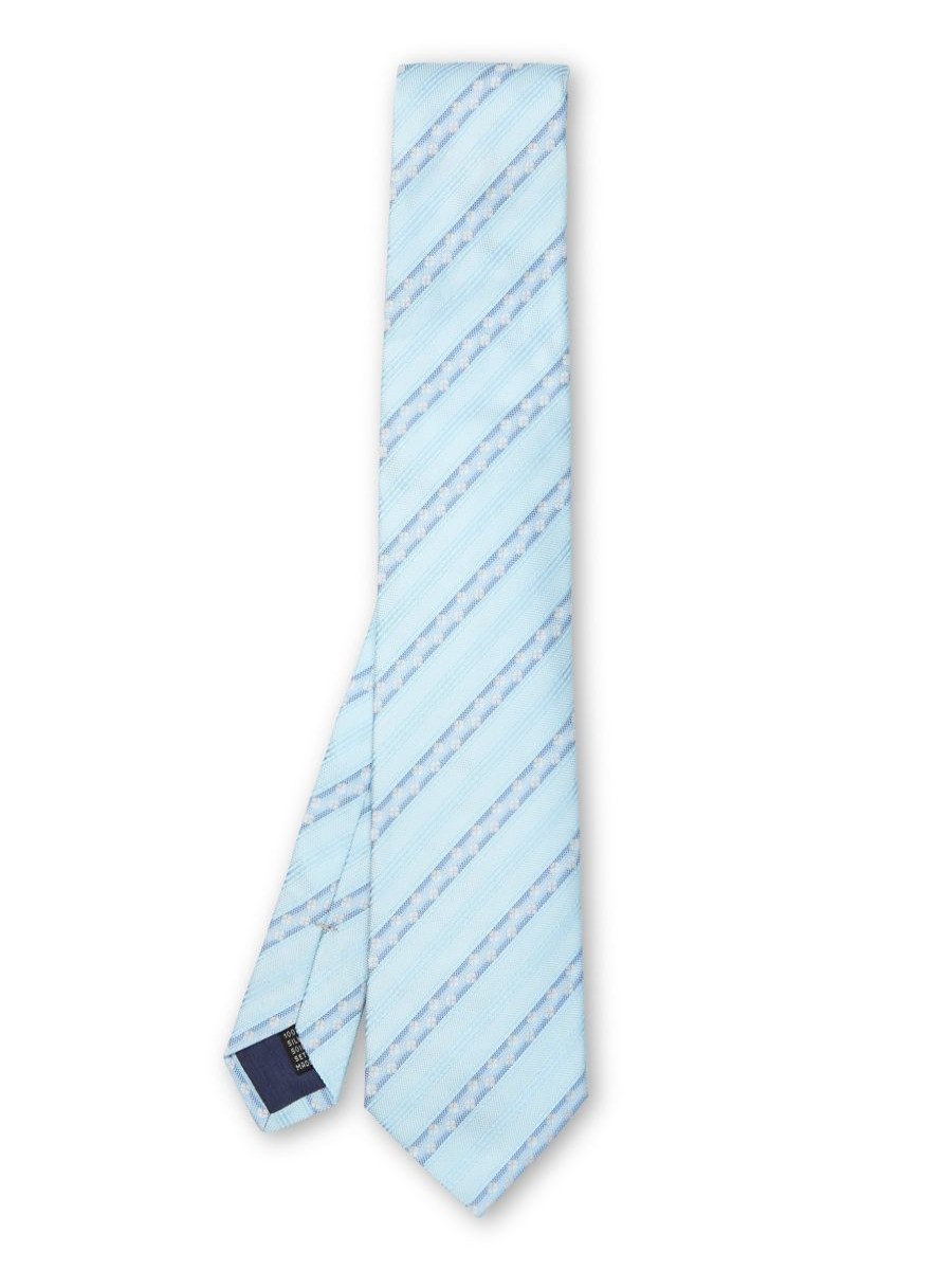 Menswear Favourbrook Ties | Blue Hawksworth Silk Tie