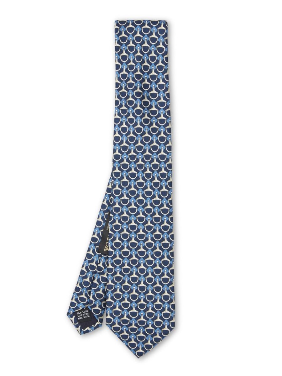 Menswear Favourbrook Ties | Blue Stirrup Tie