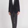 Menswear Favourbrook Dinner Jackets | Navy Velvet Shawl Lapel Dinner Jacket