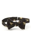 Menswear Favourbrook Bow Ties & Cummerbunds | Black Gold Bees Silk Bow Tie