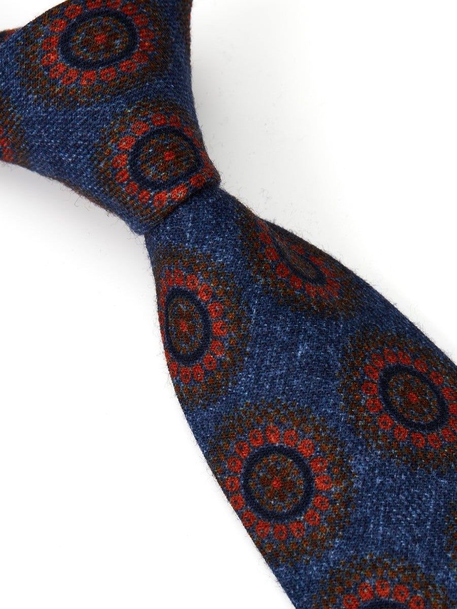 Menswear Favourbrook Ties | Blue Chaldon Wool Tie