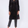 Womenswear Favourbrook Jackets & Coats | Westminster Coat Black Cotton Velvet