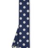 Menswear Favourbrook Ties | Cambridge Spot Navy/Silver Silk Tie