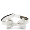 Menswear Favourbrook Bow Ties & Cummerbunds | Silver Chinois Silk Bow Tie