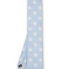 Menswear Favourbrook Ties | Cambridge Spot Sky/Cream Silk Tie