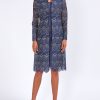 Womenswear Favourbrook Jackets & Coats | Belgravia Coat Midnight Dafydd Silk Organza