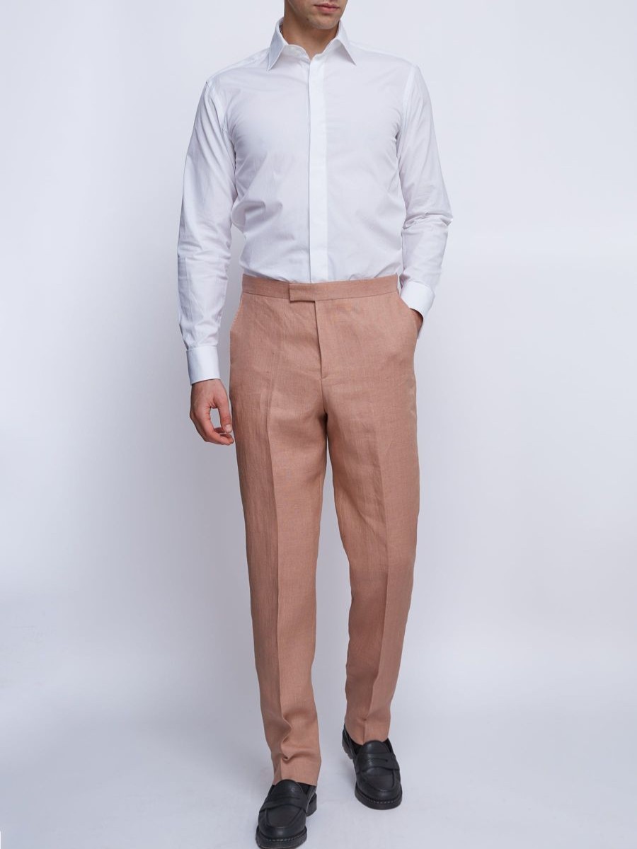 Menswear Favourbrook Suits | Pink Sidmouth Windsor Trouser