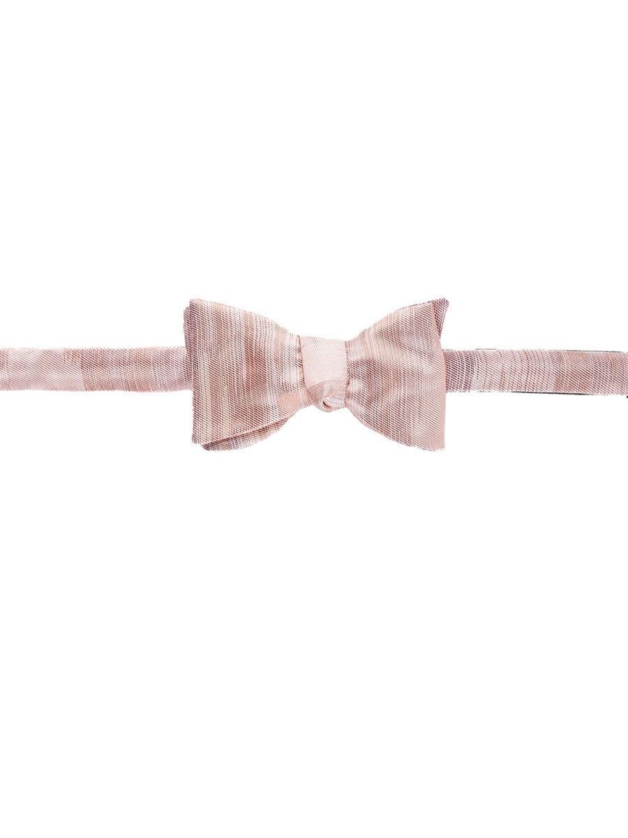 Menswear Favourbrook Bow Ties & Cummerbunds | Pink Ikat Silk Bow Tie