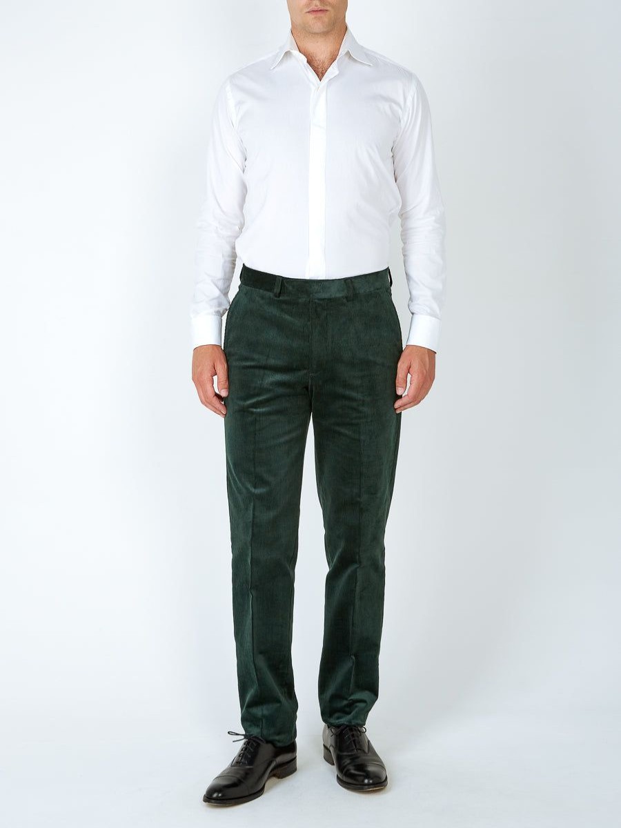 Menswear Favourbrook Suits | Racing Green Penton Cord Cotton Windsor Trouser