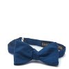 Menswear Favourbrook Bow Ties & Cummerbunds | French Navy Silk Douppion Bow Tie