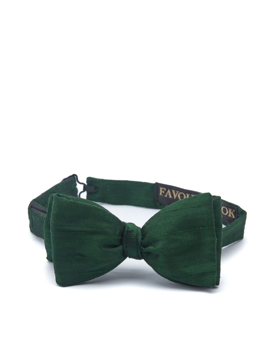 Menswear Favourbrook Bow Ties & Cummerbunds | Laurel Douppion Pleated Cummerbund & Bow Tie Set