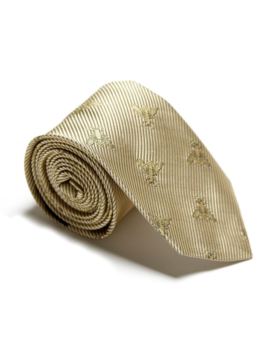 Menswear Favourbrook Ties | Gold Bees Silk Tie