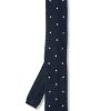 Menswear Favourbrook Ties | Midnight Bellagio Knitted Silk Tie