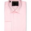 Menswear Favourbrook Shirts | Dusk Poplin Pintuck Dress Shirt