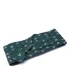 Menswear Favourbrook Bow Ties & Cummerbunds | Green & Silver Bees Pleated Cummerbund & Bow Tie Set