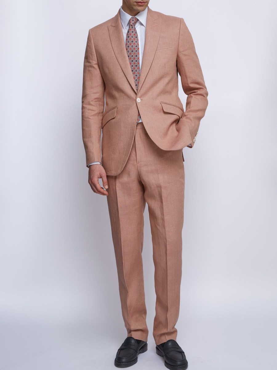 Menswear Favourbrook Suits | Pink Sidmouth Ebury Jacket