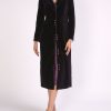 Womenswear Favourbrook Jackets & Coats | Carnaby Coat Aubergine Cotton Velvet