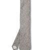 Menswear Favourbrook Ties | Charcoal Culcross Linen Tie