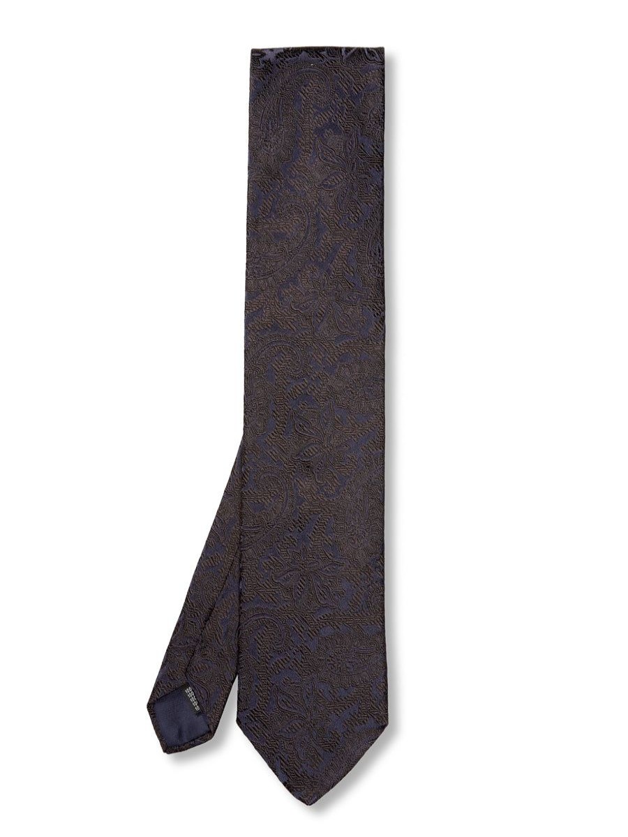 Menswear Favourbrook Ties | Navy Albert Silk Tie