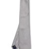 Menswear Favourbrook Ties | Silver Woven Silk Tie