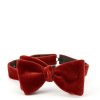 Menswear Favourbrook Bow Ties & Cummerbunds | Rust Velvet Bow Tie