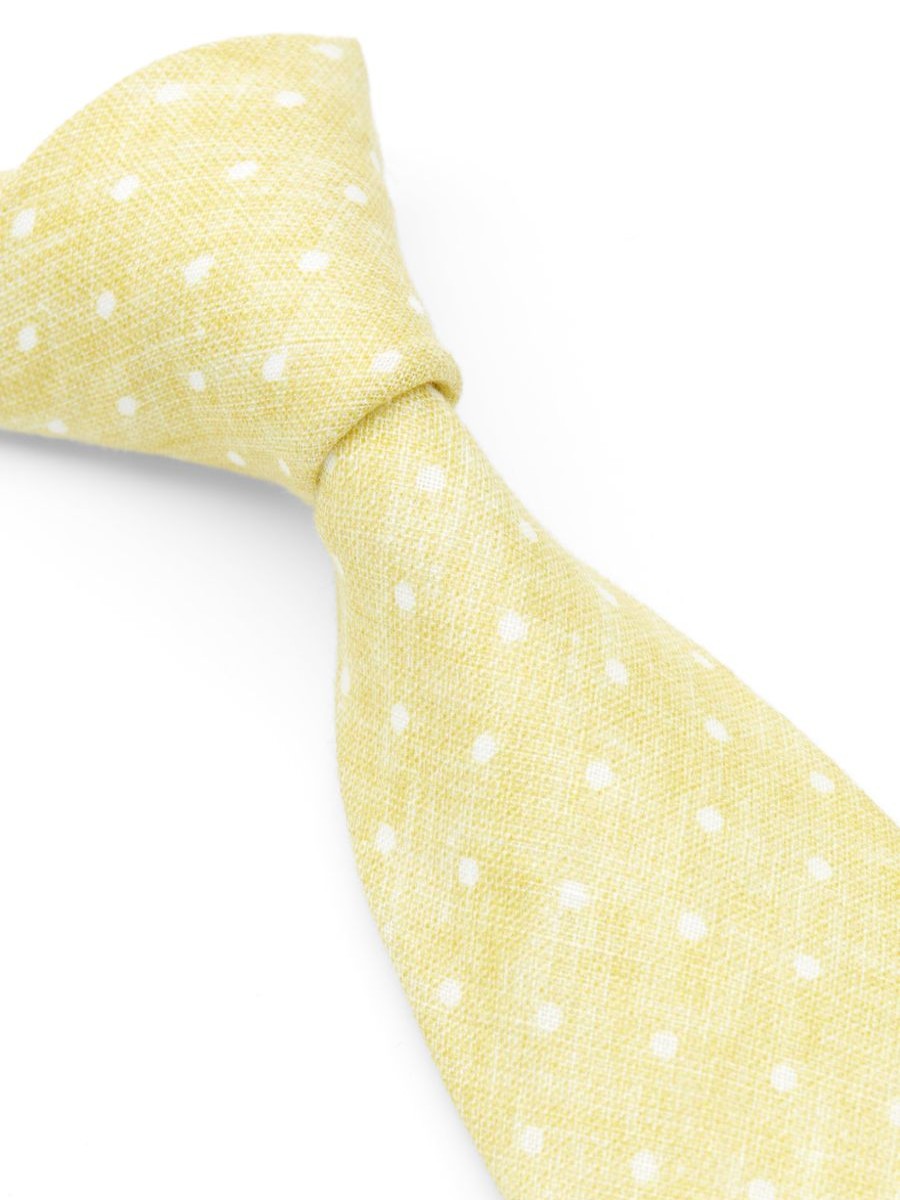 Menswear Favourbrook Ties | Yellow Spot Milford Tie