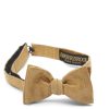 Menswear Favourbrook Bow Ties & Cummerbunds | Honey Douppion Silk Bow Tie