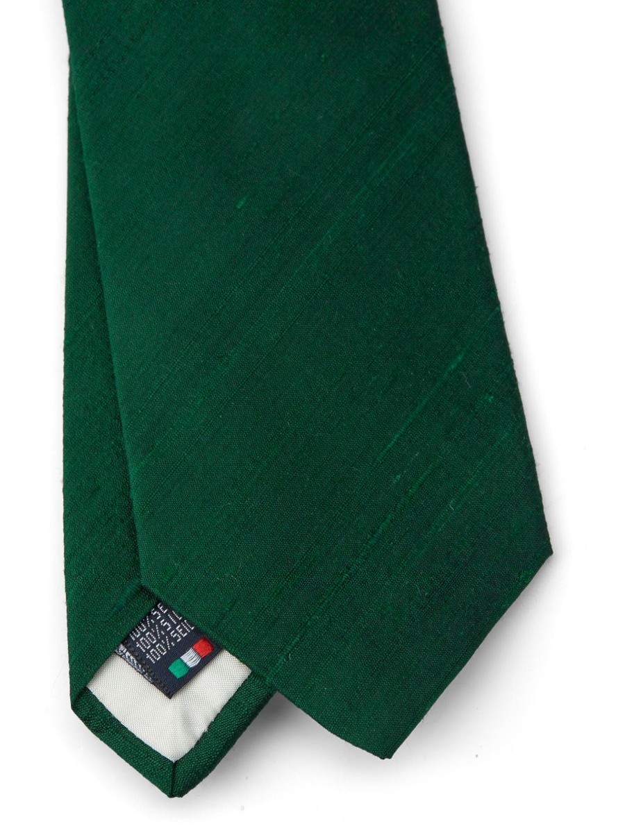 Menswear Favourbrook Ties | Laurel Silk Douppion Tie