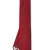 Menswear Favourbrook Ties | Burgundy Silk Douppion Tie