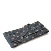 Menswear Favourbrook Bow Ties & Cummerbunds | Navy Gold Bees Silk Pleated Cummerbund & Bow Tie Set