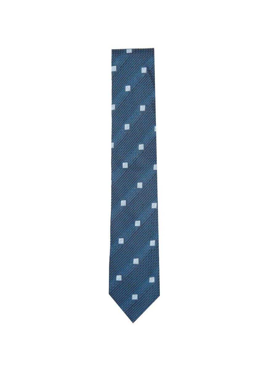 Menswear Favourbrook Ties | Teal Ludwell Silk/Linen Tie