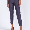 Womenswear Favourbrook Trousers & Jumpsuits | Cigarette Trousers Ink Silk Douppion