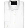 Menswear Favourbrook Shirts | White Eaton Cotton Cutaway Collar Shirt