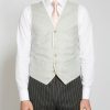 Menswear Favourbrook Waistcoats | Pistachio Randwick Single Breasted 6 Button Piped Waistcoat