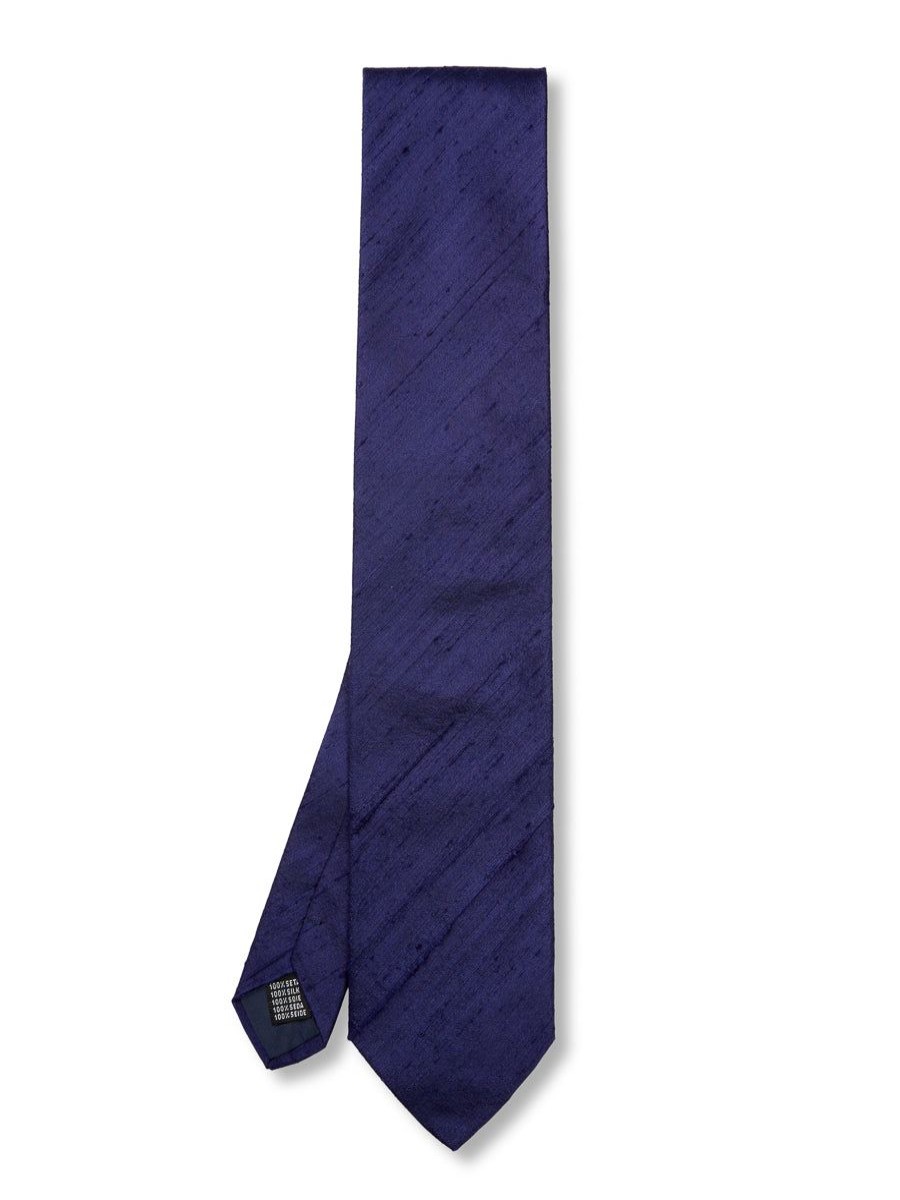 Menswear Favourbrook Ties | Marine Douppion Silk Tie