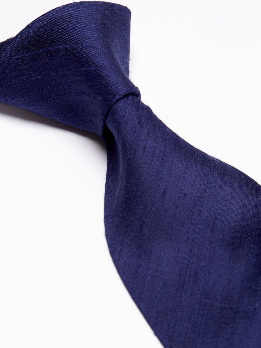 Menswear Favourbrook Ties | Marine Douppion Silk Tie