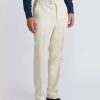 Menswear Favourbrook Suits | Cream Cord Dress Trouser