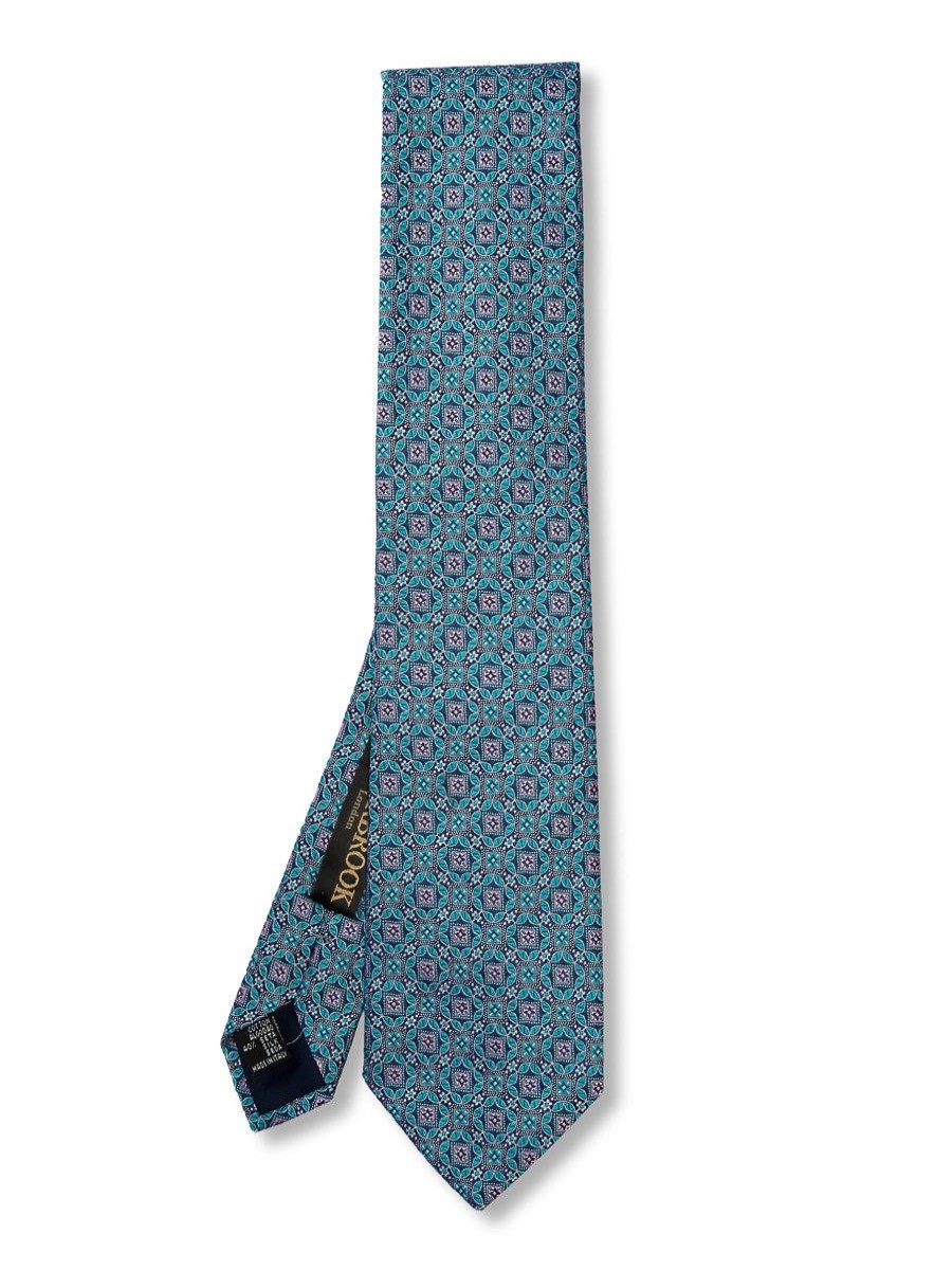 Menswear Favourbrook Ties | Teal Arles Silk Tie